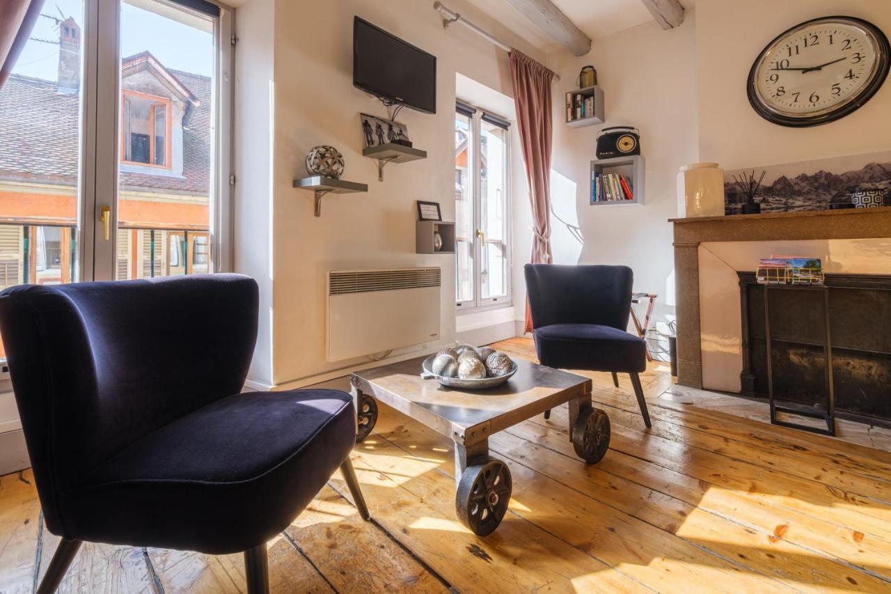 Au Grey D'Annecy, Studio Cosy Au Coeur De La Ville Kültér fotó
