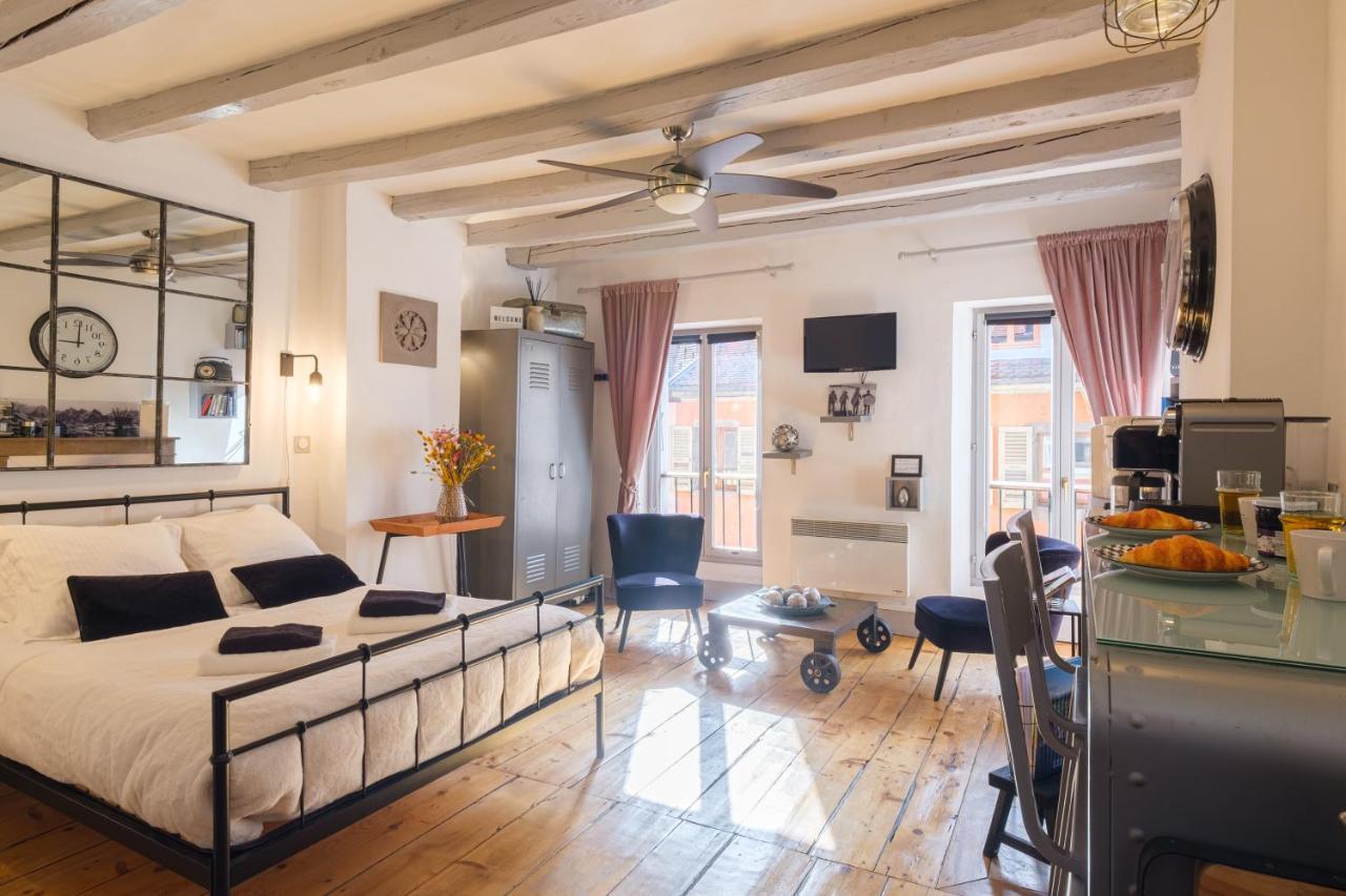 Au Grey D'Annecy, Studio Cosy Au Coeur De La Ville Kültér fotó