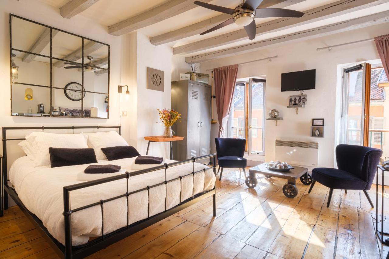Au Grey D'Annecy, Studio Cosy Au Coeur De La Ville Kültér fotó